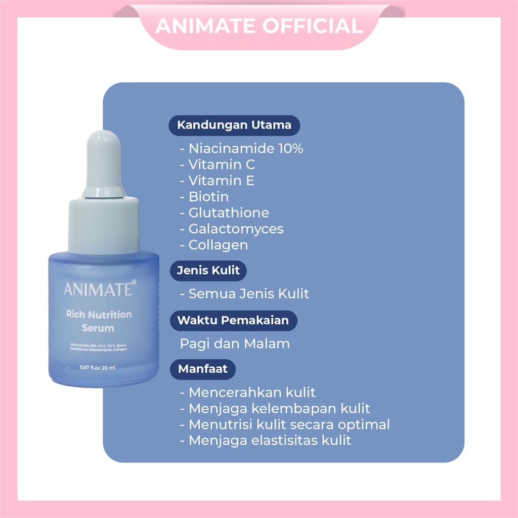 ANIMATE Rich Nutrition Serum 20ml