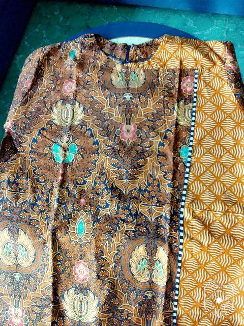 Ms Gamis Batik Sriwedari Maxi Super Jumbo Xxl Ld 110c. Bumil/busui Katun Sogan