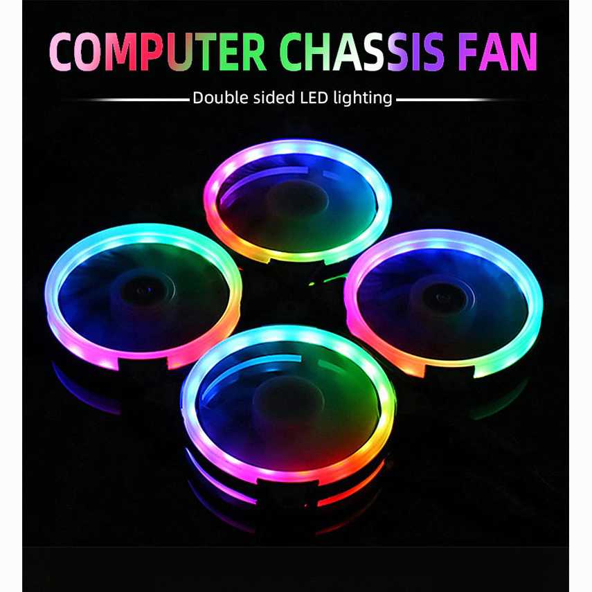 JI JIA Computer Case Fan Luminous LED RGB 12 CM - RF120 ( Mughnii )