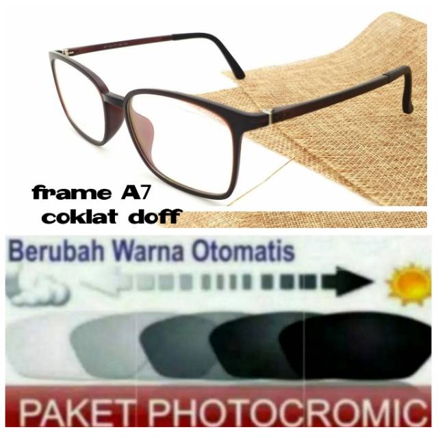 Frame Kacamata Anti UV &amp; Photocromic, Kaca mata Minus, Kacamata Plus, Kaca mata Trendy, Kacamata New