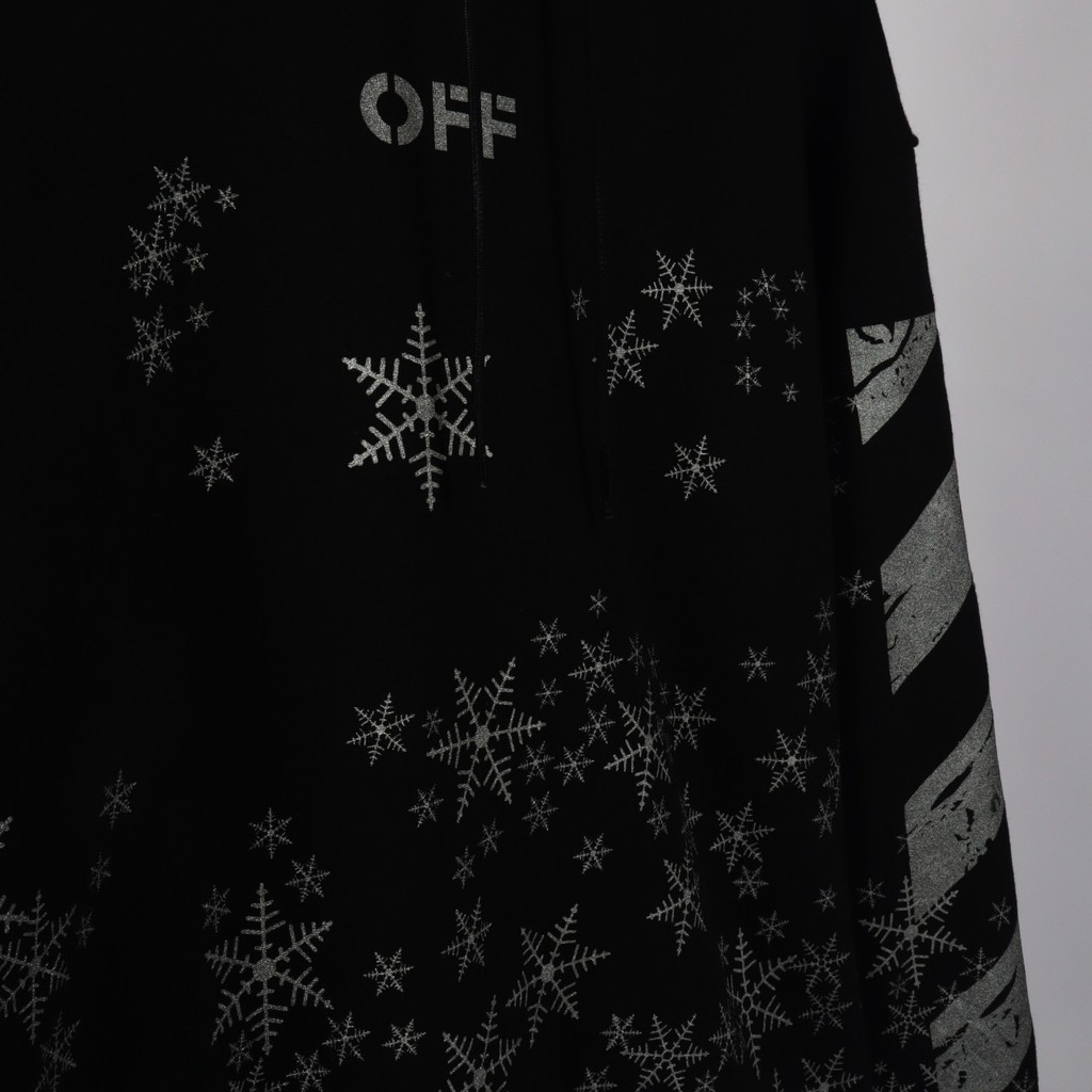 JAKET SWEATER HOODIE OFF SNOW FLAKE UNISEX PREMIUM QUALITY