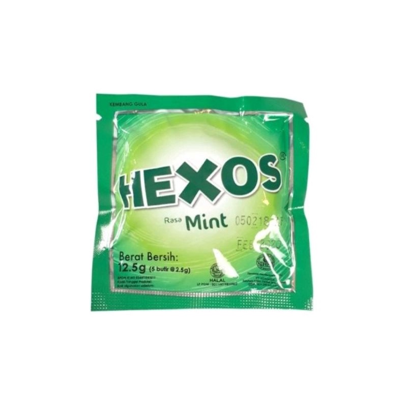 

Hexos Mint 12,5 gram (isi 5 butir)