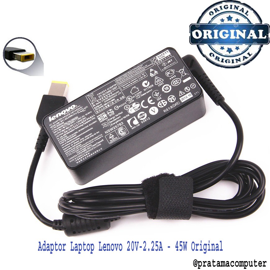 Harga Charger Laptop Lenovo