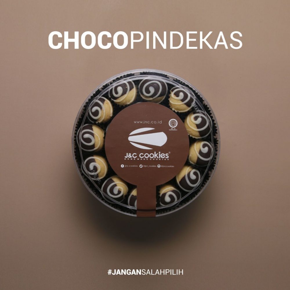 

Kue Kering Choco Pindekas JNC J&C Cookies Reguler