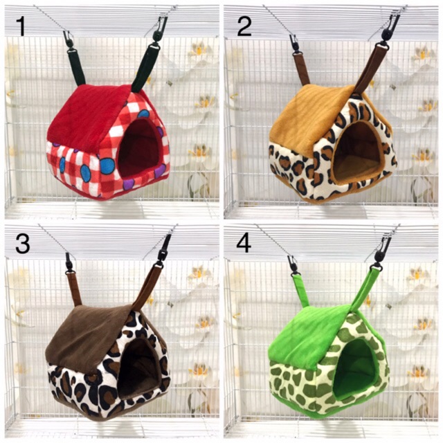 MINI TENT MOTIF POUCH SUGAR GLIDER TEMPAT TIDUR HEWAN TEMPAT TIDUR SUGAR GLIDER SLEEPING POUCH SG