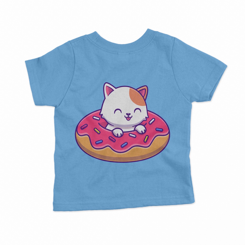 Kaos Anak Cowok Cewek Donat Hewan Lucu Bisa Custom