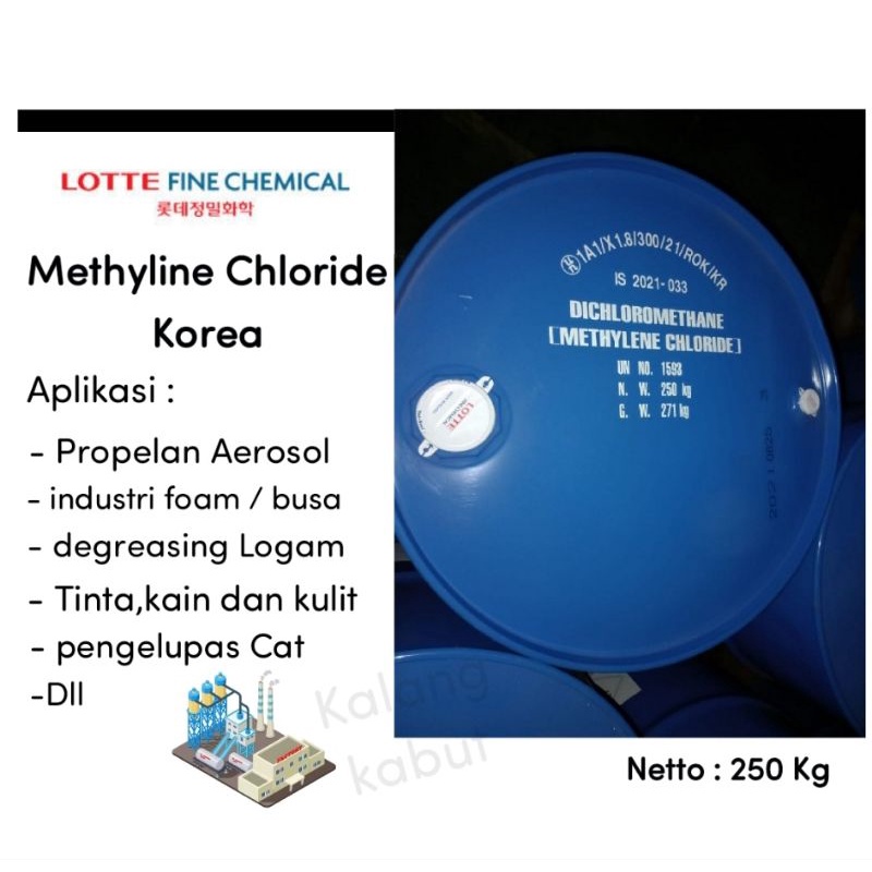 MC / methylene chloride / Lotte korea - 250 kg