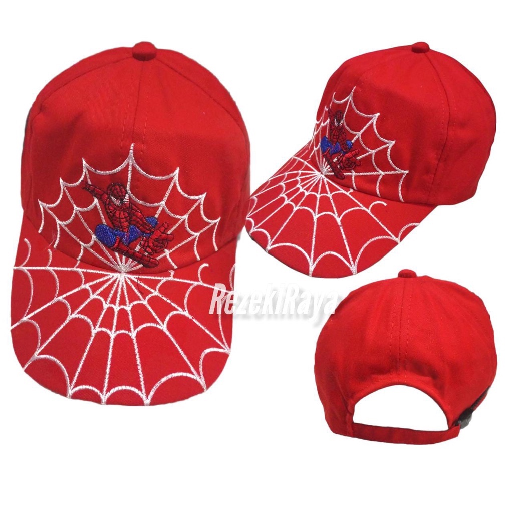 Topi Karakter Spideman Anak Topi Laba Laba Topi Baseball Anak