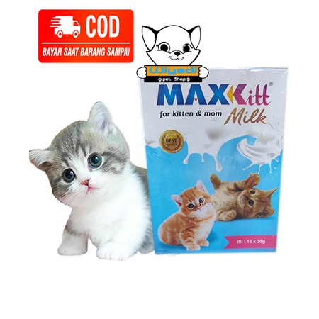 Maxkit 30gr Susu Anak Kucing Baru Lahir