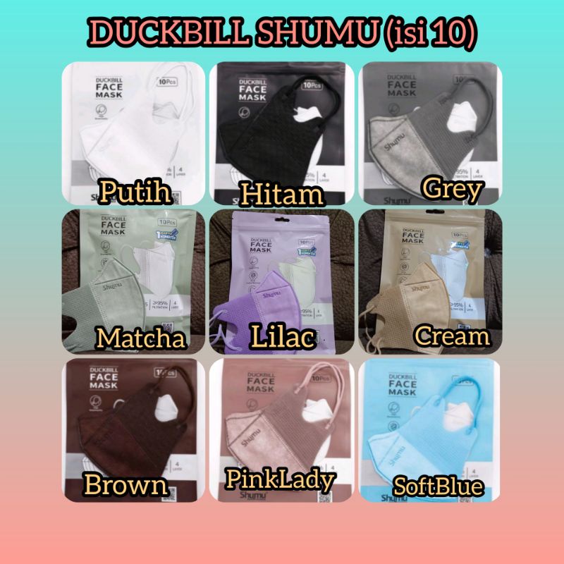 DUCKBILL SHUMU ISI 10pcs