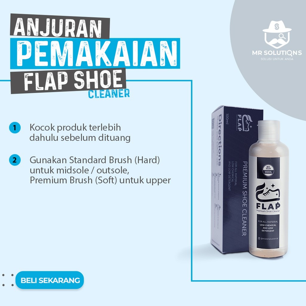 Cairan Pembersih Sepatu Sneakers Shoe Shoes Suede Cleaner Kit Sabun Cuci Perawatan Sepatu Putih SC8