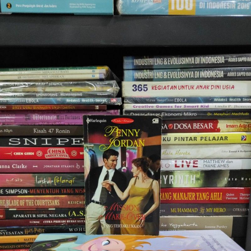BUKU ORIGINAL HARLEQUIN KOLEKSI ISTIMEWA YANG TERTAKLUKKAN PENNY JORDAN BEKAS