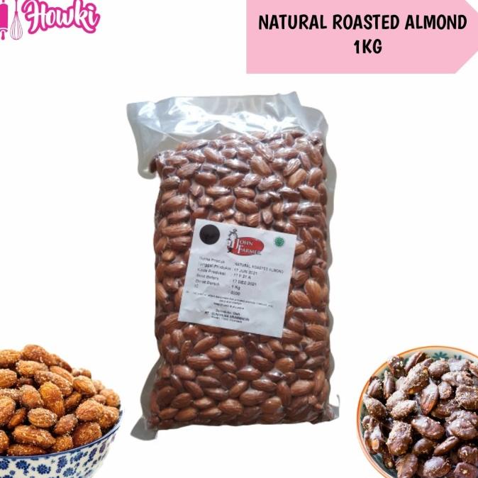 

Almond Roasted Natural 1kg - John Farmer ---Terbaru---