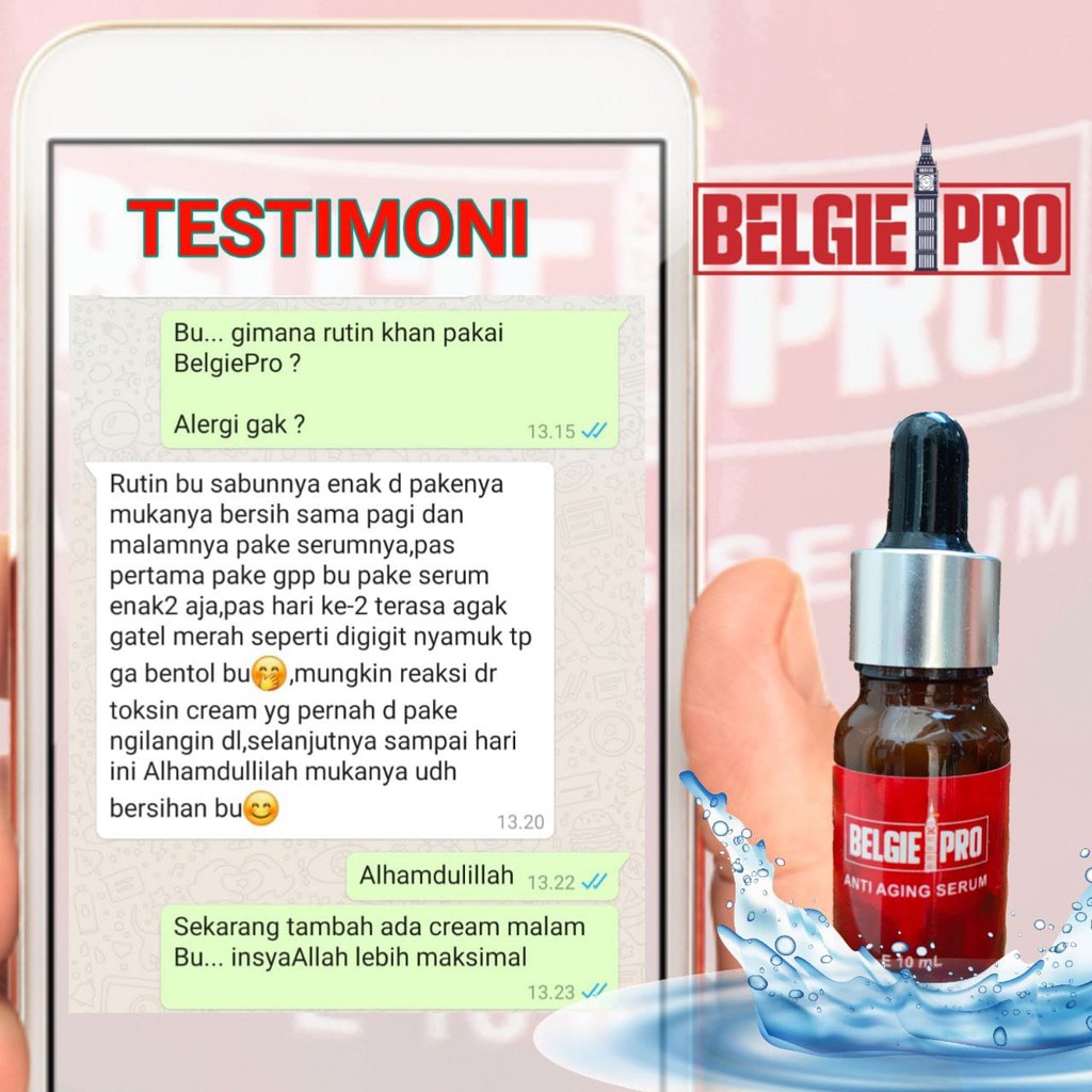 Belgie Pro Paket 5 Botol Facial Serum &amp; Facial Wash