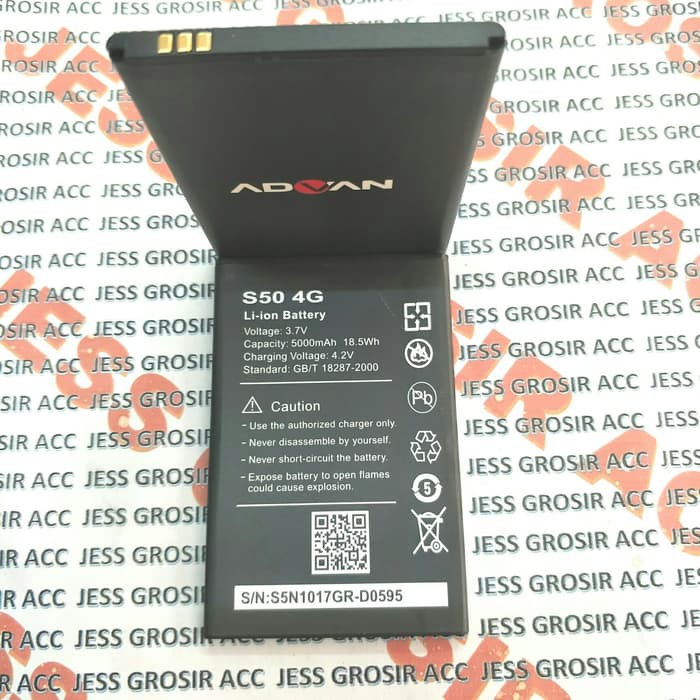 Baterai Battery Batre Original Double Power ADVAN S50 4G Model i5G