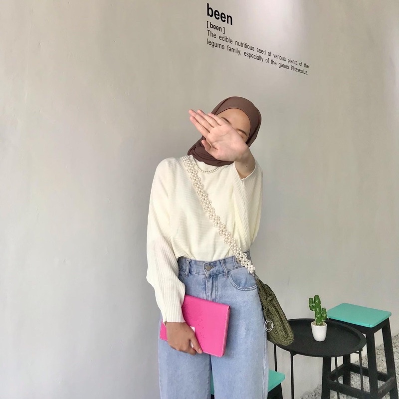 batwing sweater atasan rajut blouse rajut-6