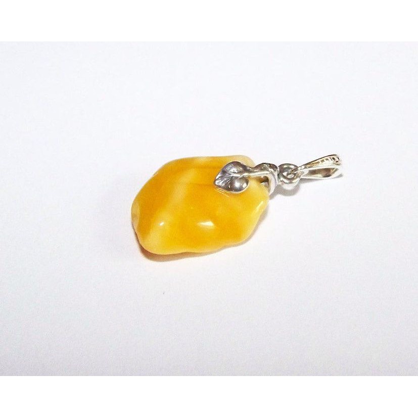 Natural Baltic Amber Pendant Sterling Silver 925 JAR107