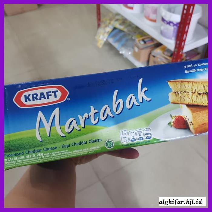 

Ujekujek- Keju Kraft Martabak/Keju Martabak/Kraft Martabak 2 Kg -Original.