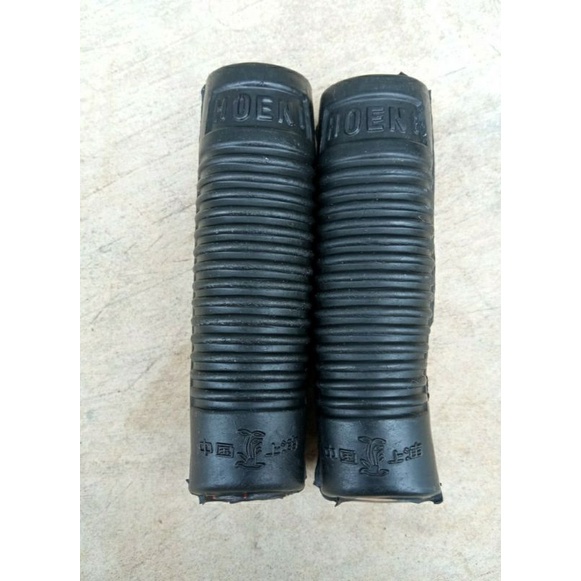 (Sepasang) Handgrip Stang Stir Sepeda Jengki Mini NOS karet