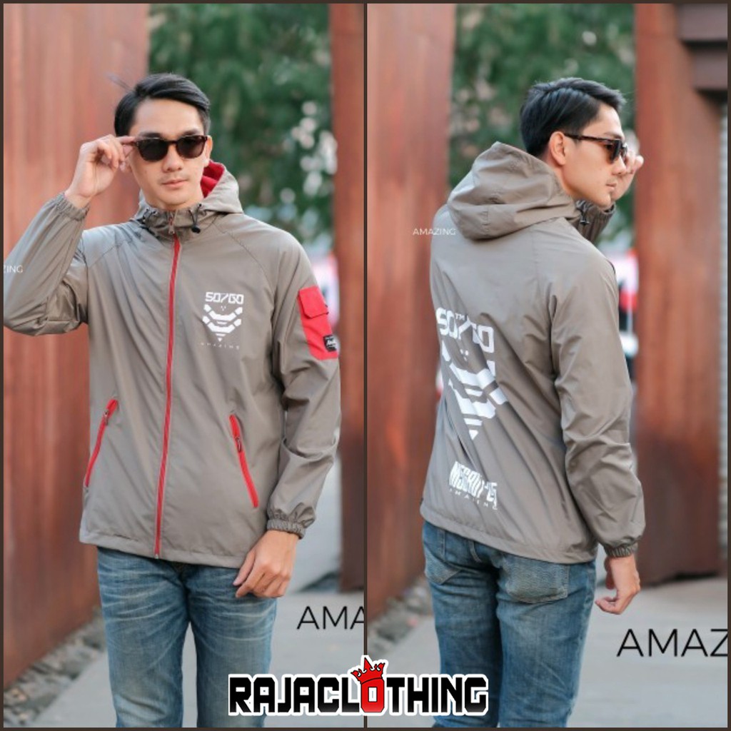 RCL - Amazing Jaket Gen-X Adventure Pria / Jaket Parasut Gunung / Jaket Windbreaker / Jaket Running