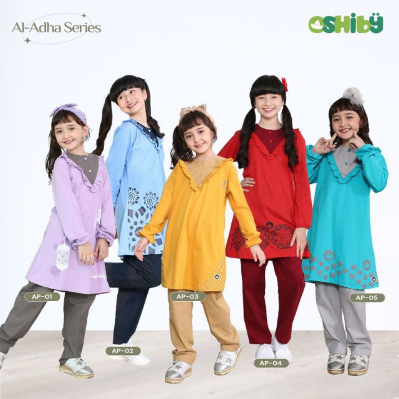OSHIBY Setelan tunik oshiby /Al adha series tunik anak/oshiby Al adha series