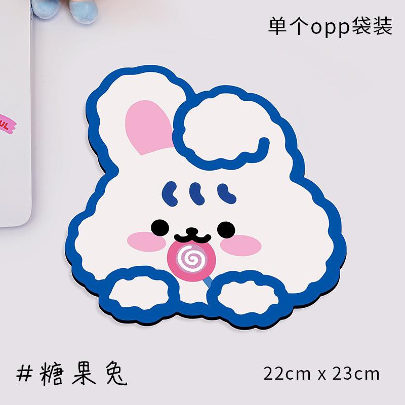 MS002 Mouse pad Lucu Karakter Chocolate Bear Beruang Cute/ Karakter lucu