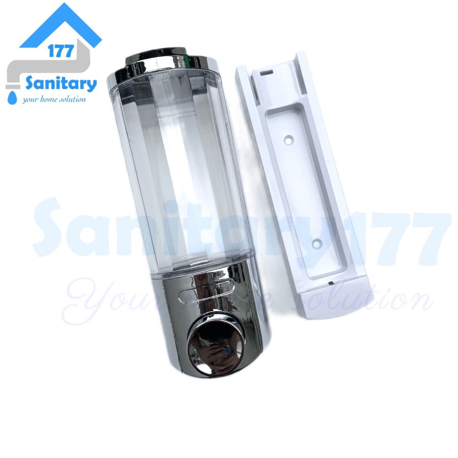 Dispenser Sabun Cair 350ml Fiorentino Chrome F60A- Dispenser Soap Tempat Sabun Cair Fio 350 ml Crom