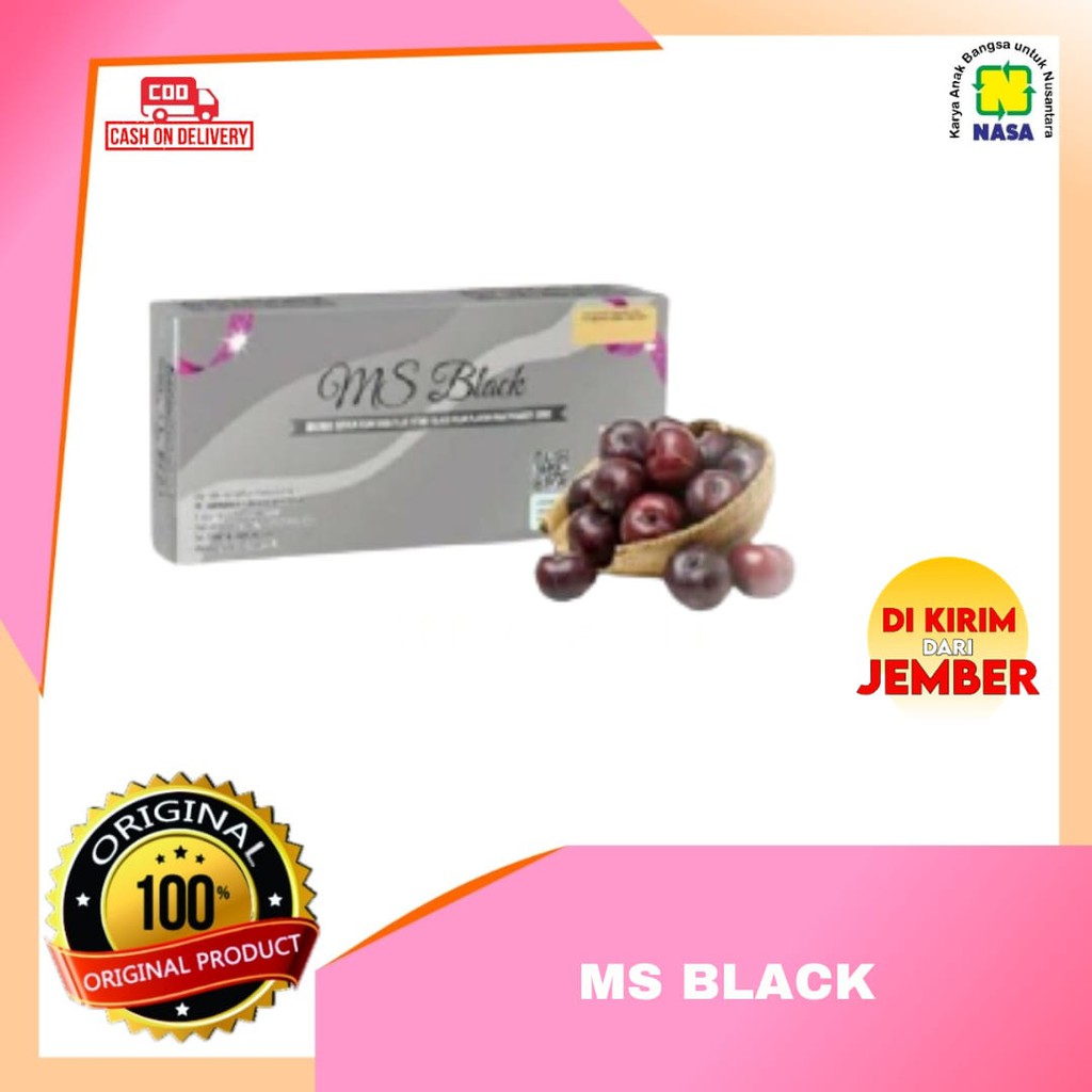 MS SLIM - Ms Black Minuman Fiber FREE TUMBLER & SLIMMING CAPSULE Tester by MS GLOW