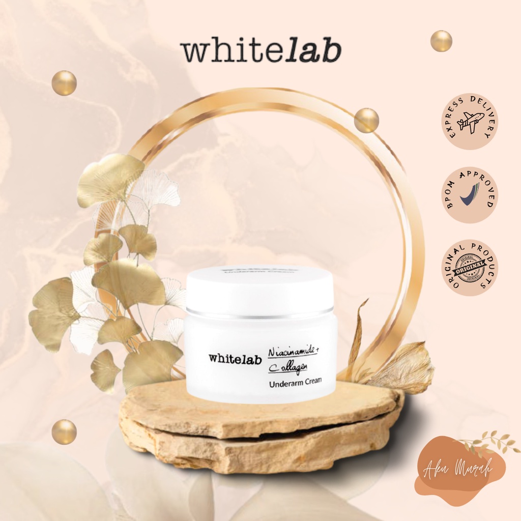 ✨ AKU MURAH ✨ Whitelab Underarm Cream Niacinamide + Collagen 20gr BPOM