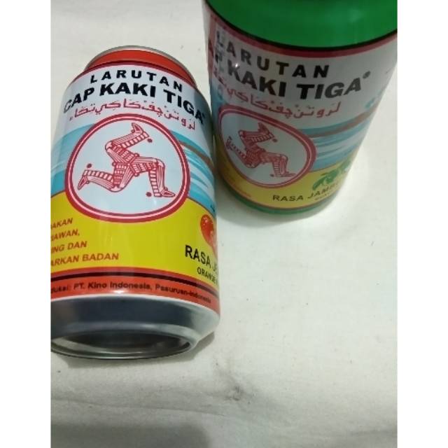 Larutan Cap KAKI TIGA kaleng