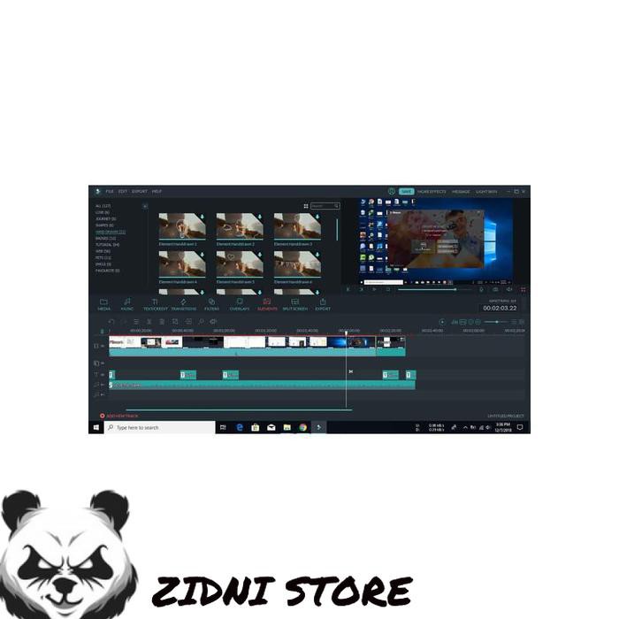 SOFTWARE APLIKASI SWA201 FULL VERSION WONDERSHARE FILMORA 9 LIFETIME GARANSI AKTIVASI
