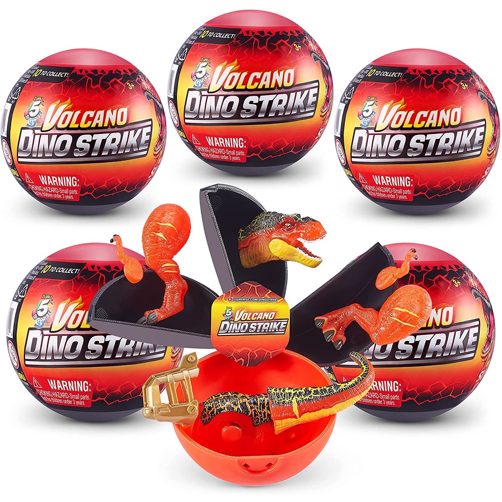Zuru 5 Surprise Dino Strike Series 4 Termurah