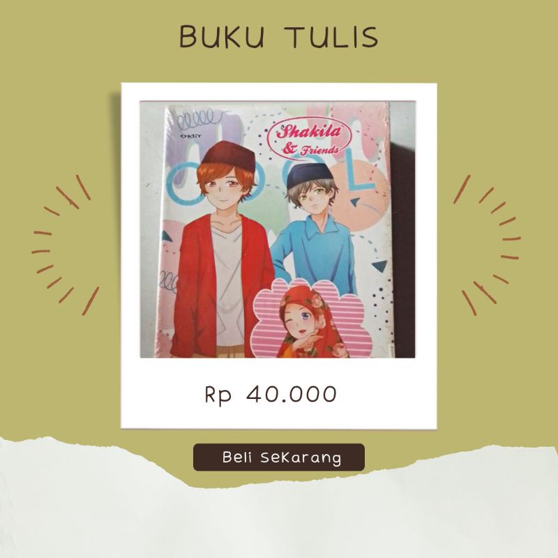 

ISTANA BUKU | NOVEL SHAKILA & FRIENDS | BUKU TULIS | BUKU TULIS ANAK | 100% ORIGINAL [ BISA COD ]