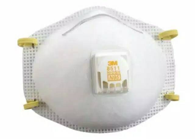 N95 3M 8511 RESPIRATOR MASKER HEADLOOP 3M