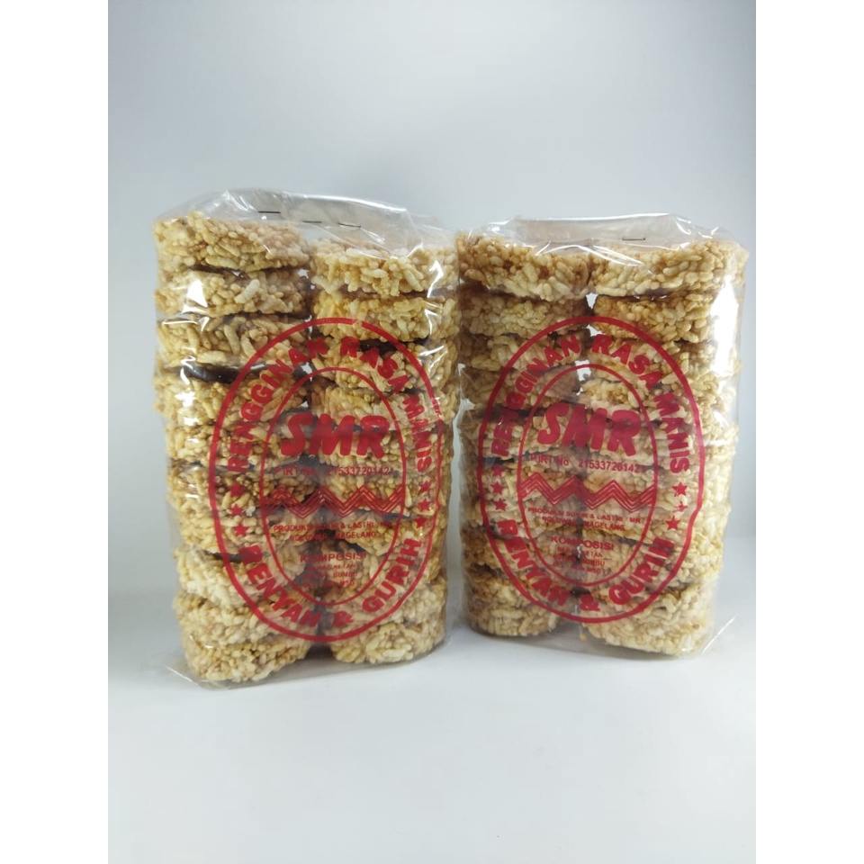 

kotakoi_mart Makanan Jadul Rengginang Manis, Gurih, Renyah, Sehat Isi 20 biji Tanpa MSG