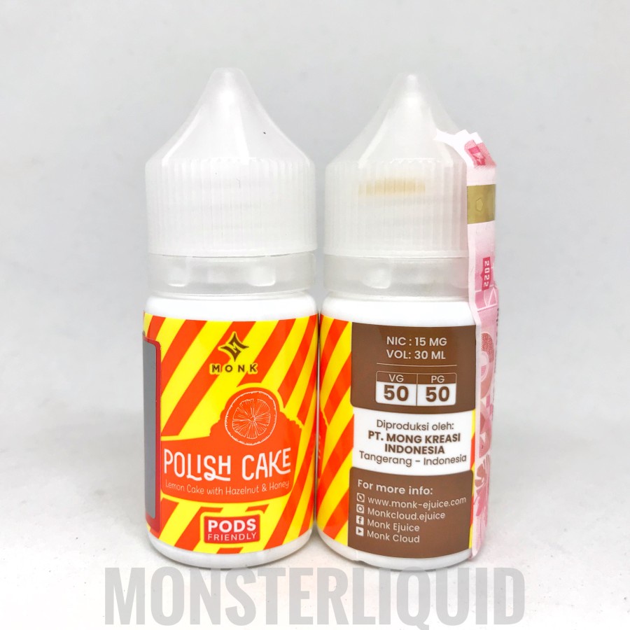 PODS POLISH CAKE LEMON HAZELNUT HONEY 15MG 30ML