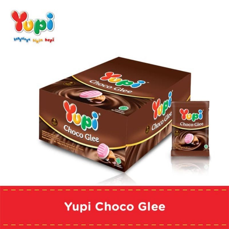 

Yupi Choco Glee 1 box isi 24 pcs