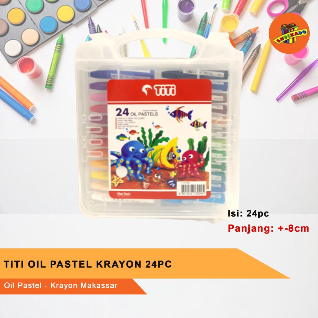 

TITI OIL PASTELS 24PC - Krayon/Oil Pastel Makassar