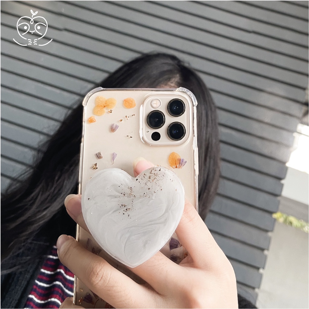 HEART EDITION RESIN POPSOCKET MARBLE  - Griptok/ Phone Holder/ Stand HP/ Phone Stand/ Phone Grip/ Gr