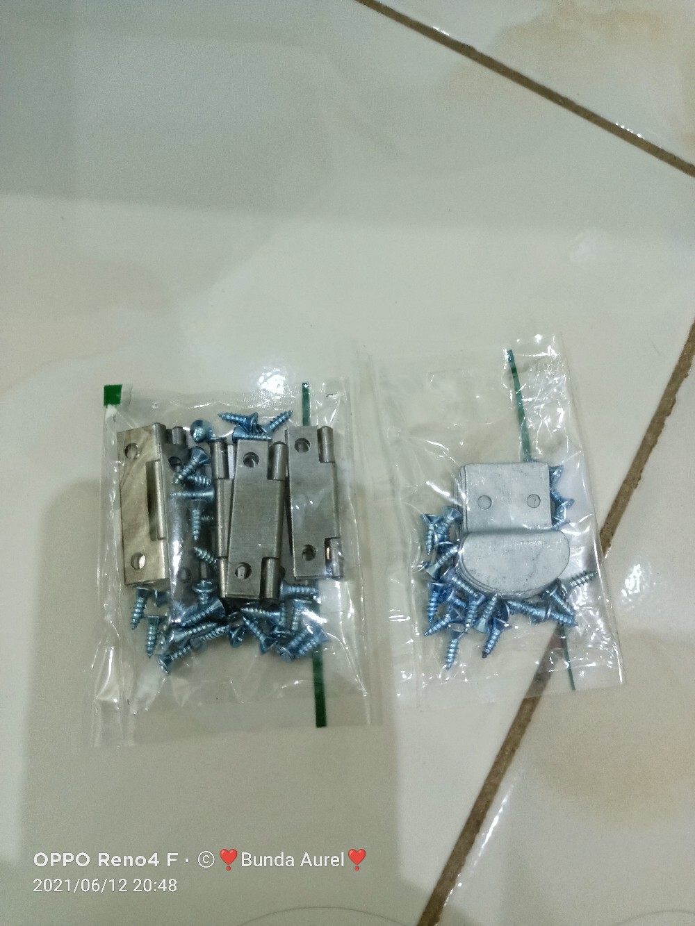 Engsel Kupu Mini Kecil 1,5 Inch Set Skrup Engsel Pintu Plat Besi Gerobak Kandang Murah Per Pasang