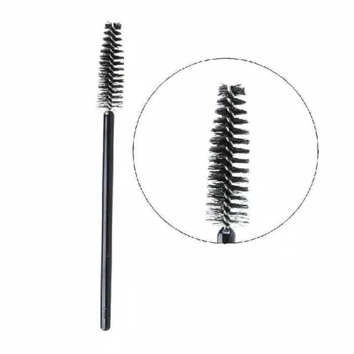 10 Sikat Bulu Mata Disposable Mascara Brush Eyelash Applicator Brush