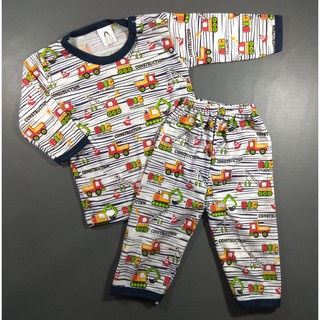 YEIKO Piyama Setelan Baju Panjang Bayi Motif Truk Derek YEIKO Piyama Setelan Baju Panjang Bayi Motif Truk Derek