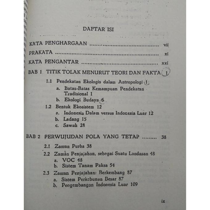 Diskon Involusi Pertanian Perubahan Ekologi Di Indonesia - Clifford Geertz Diminati Banget
