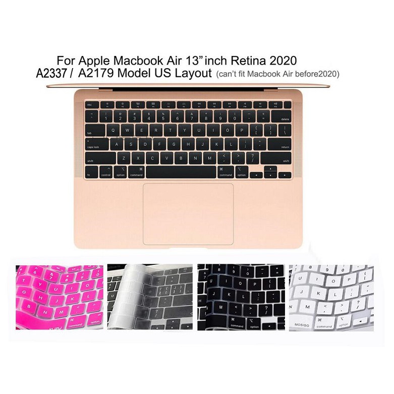 Silicone Pelindung Keyboard Cover Protector  Macbook Air 13 Inch M1 M2 A2179 A2337 M2 A2681 2022