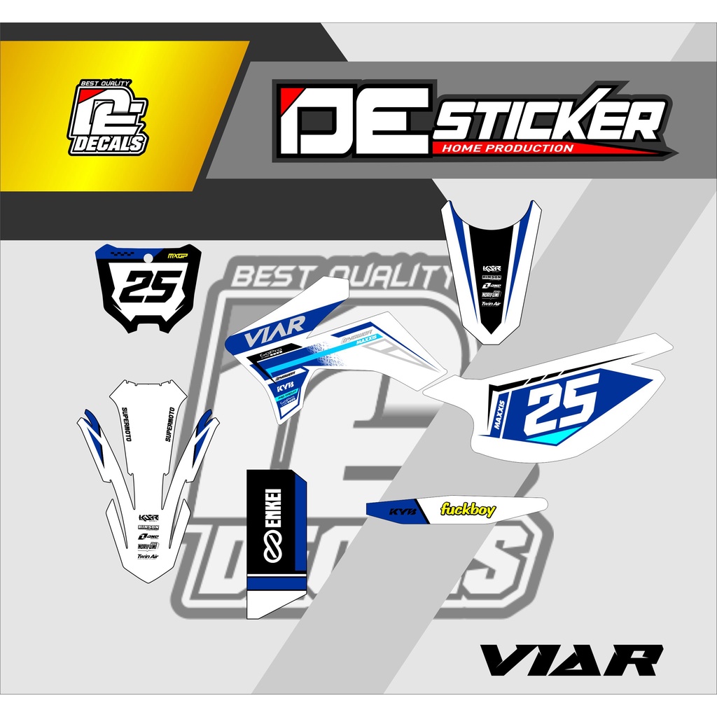 decal sticker full body viar 250 bisa request desain