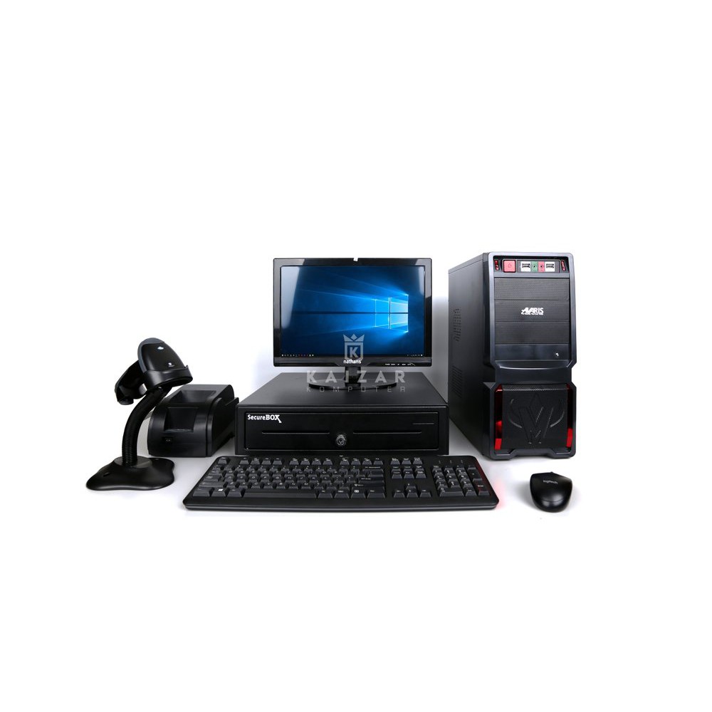 PC KASIR TERBAIK MERK BRANDED HP RP5700 KOMPUTER KHUSUS KASIR