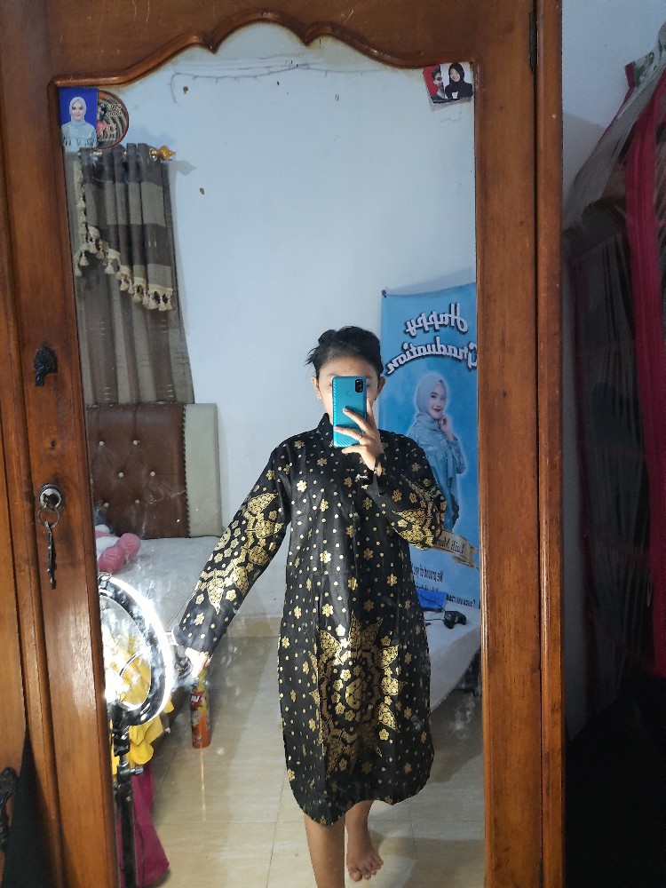 Batik Couple Keluarga - Bisa Cod - Couple Batik Indonesia Sarimbit Gamis Familly  - Batik Putr