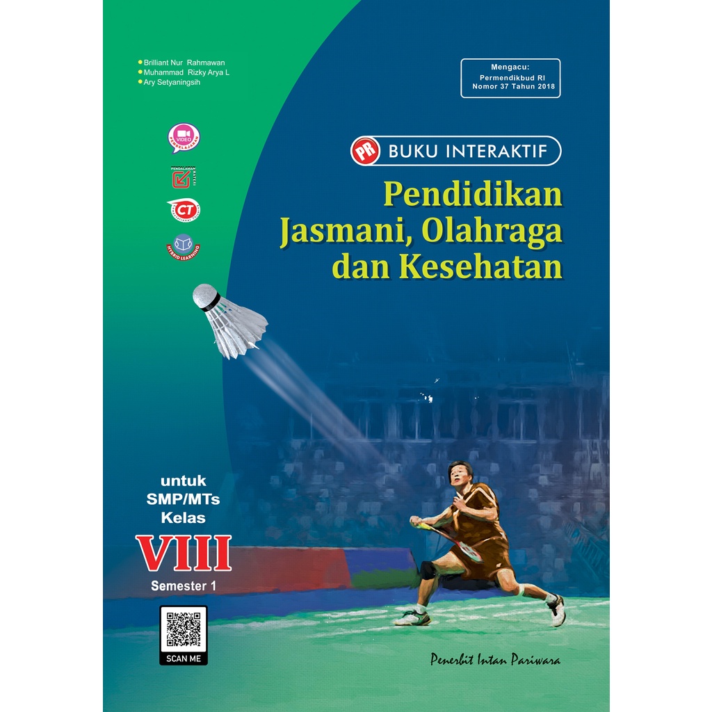 BUKU PR PJOK SMP Kelas 8,Kelas VII VIII IX Kur 2013 Semester 1 Intan Pariwara