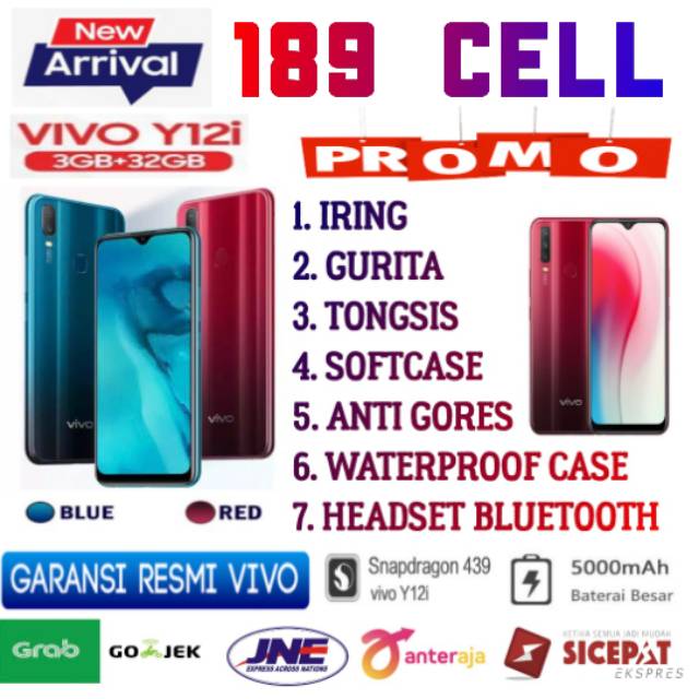 Vivo Y12i Ram 3 32 Gb Garansi Resmi Vivo Indonesia Shopee Indonesia