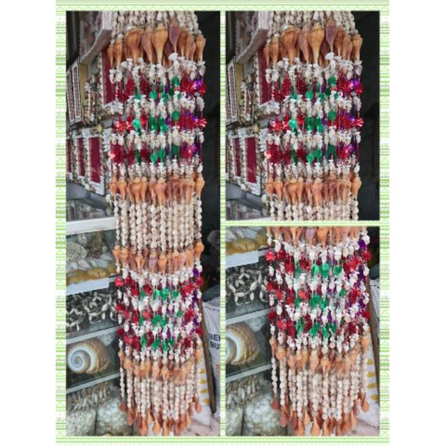 Tirai Cantik Bahan Kerang Laut (isi 10 Untai)